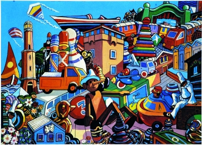 1978 - Giochi Cervia, Municipio di Cervia - 100 x 80